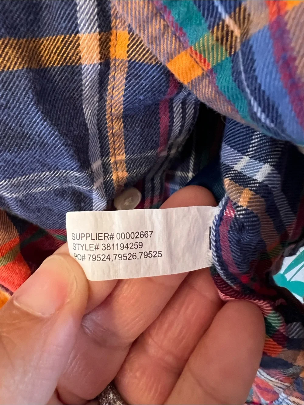 Ralph Lauren Multicolor Plaid Button-Down Shirt 2T 100% cotton